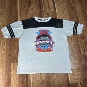 Vintage Thrashed NSRA Street Rod Nationals Shirt Mens XL Louisville 1994 90s